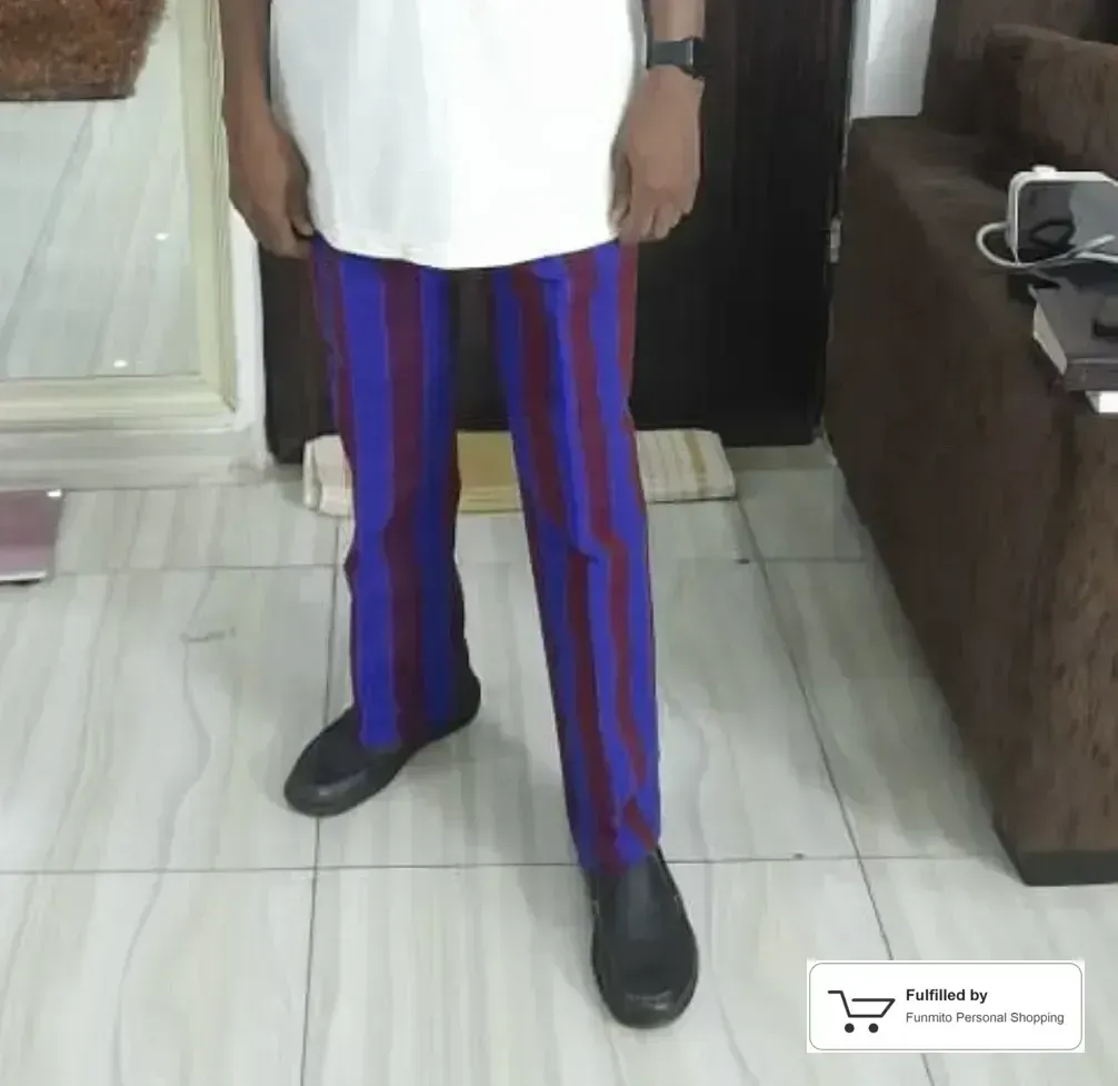 "76" Adire trousers